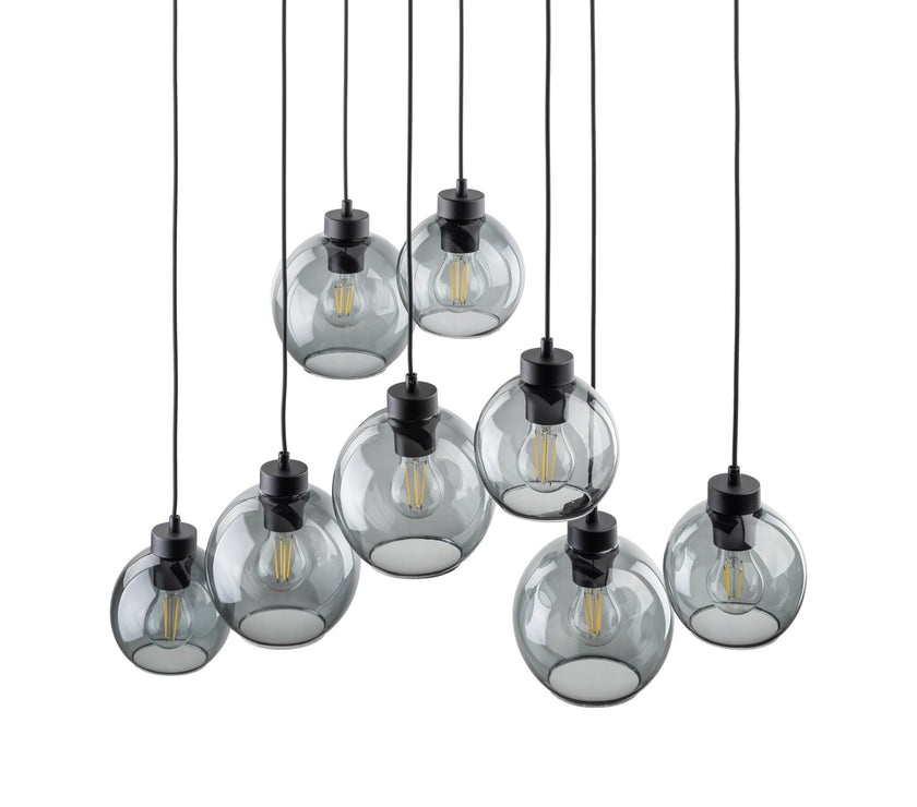 CUBUS Graphite Glass Scandinavian  Pendant Light 8
