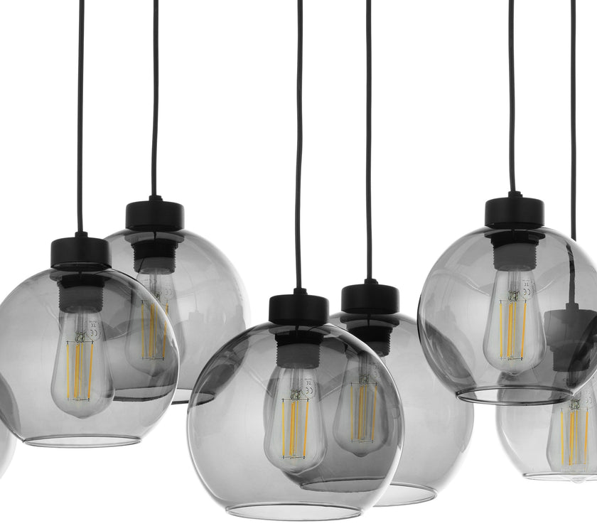 CUBUS Graphite Glass Scandinavian  Pendant Light 8