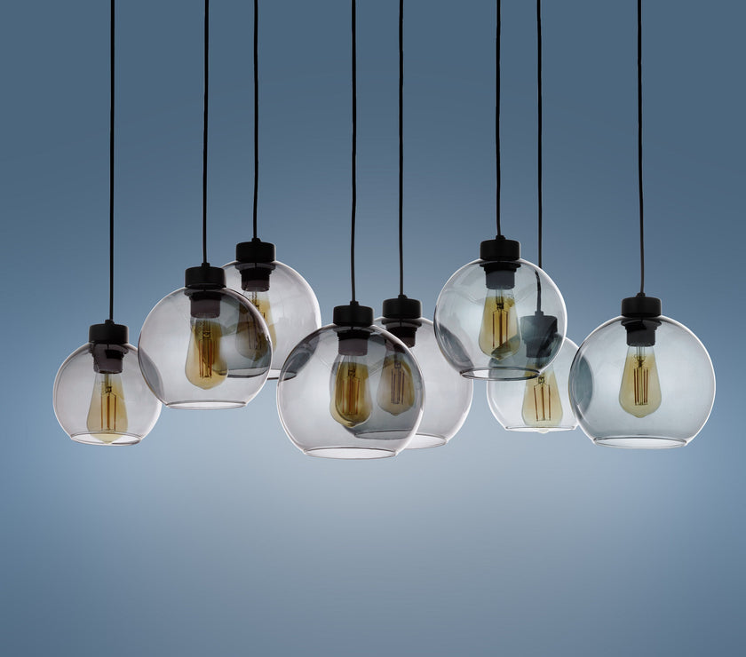 CUBUS Graphite Glass Scandinavian  Pendant Light 8