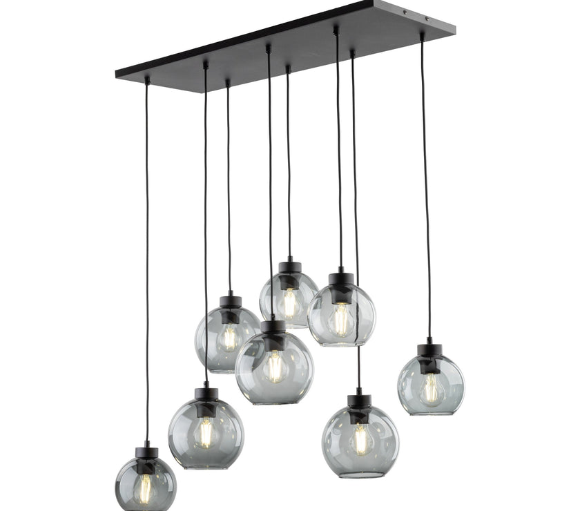 CUBUS Graphite Glass Scandinavian  Pendant Light 8