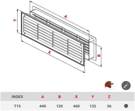 Byson Door Louver Grilles, White Plastic - 5" x 18" Byson Building Materials art-noise.myshopify.com byson-door-louver-grilles-white-plastic-5-x-18 Byson Door Louver Grilles, White Plastic - 5" x 18" Byson Building Materials art-noise.myshopify.com byson-door-louver-grilles-white-plastic-5-x-18