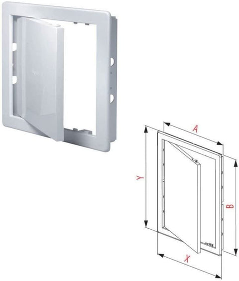 Byson Plastic Access Panels White Byson Building Materials art-noise.myshopify.com byson-plastic-access-panels-white