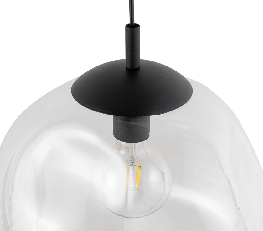 SOL Large Transparent Glass Pendant Light