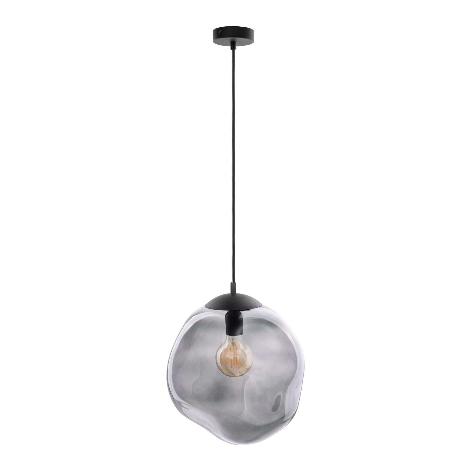 SOL Large Graphite Glass Pendant Light LumoCrafts product_type art-noise.myshopify.com sol-large-graphite-glass-pendant-light