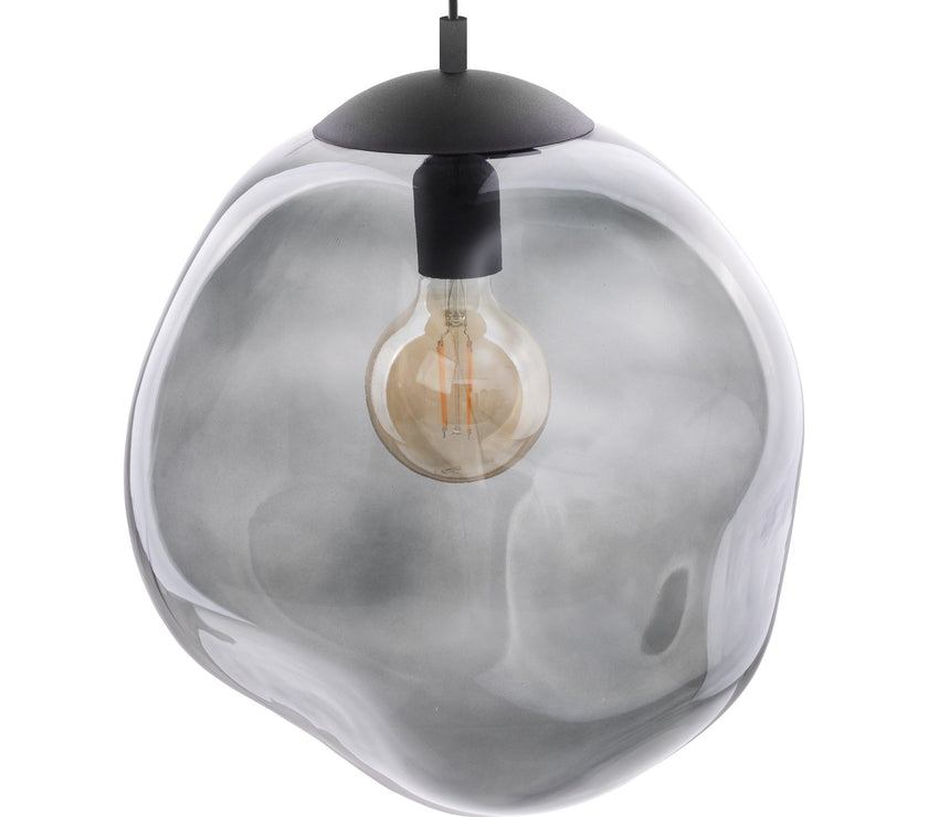 SOL Large Graphite Glass Pendant Light