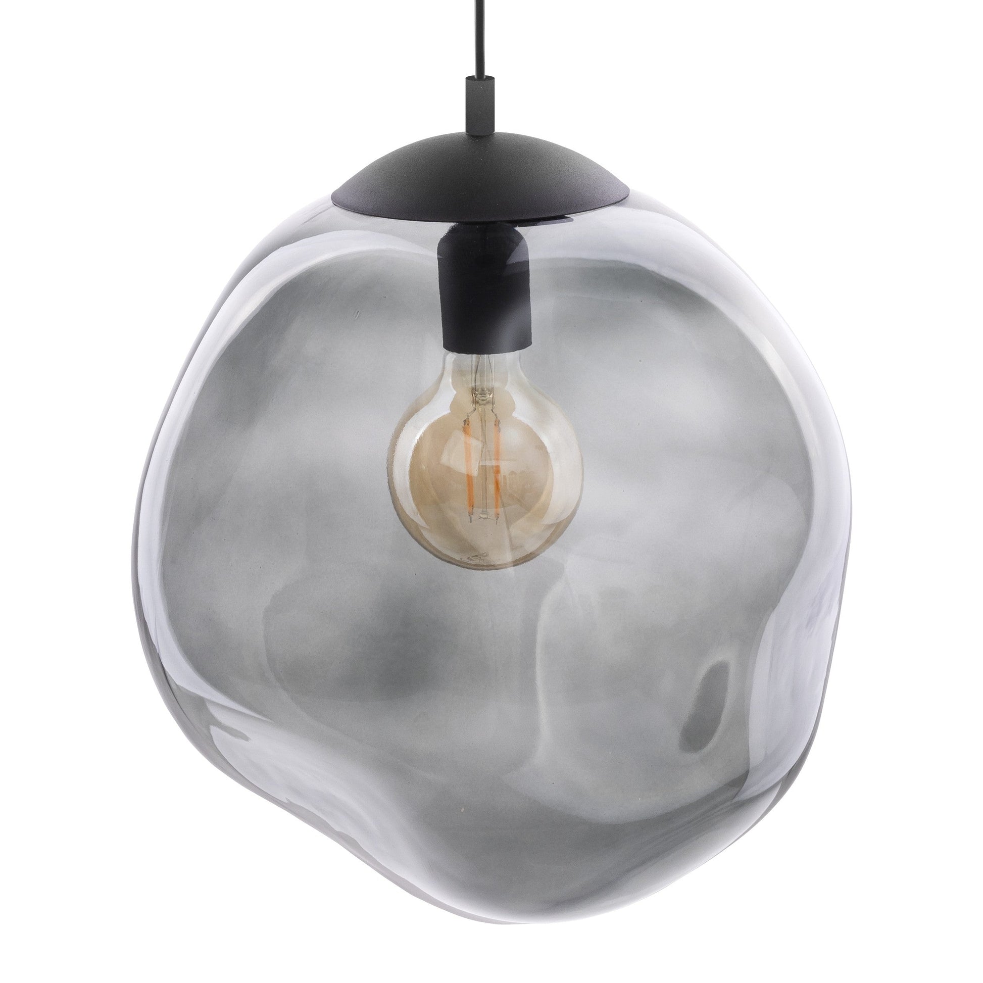 SOL Large Graphite Glass Pendant Light LumoCrafts product_type art-noise.myshopify.com sol-large-graphite-glass-pendant-light