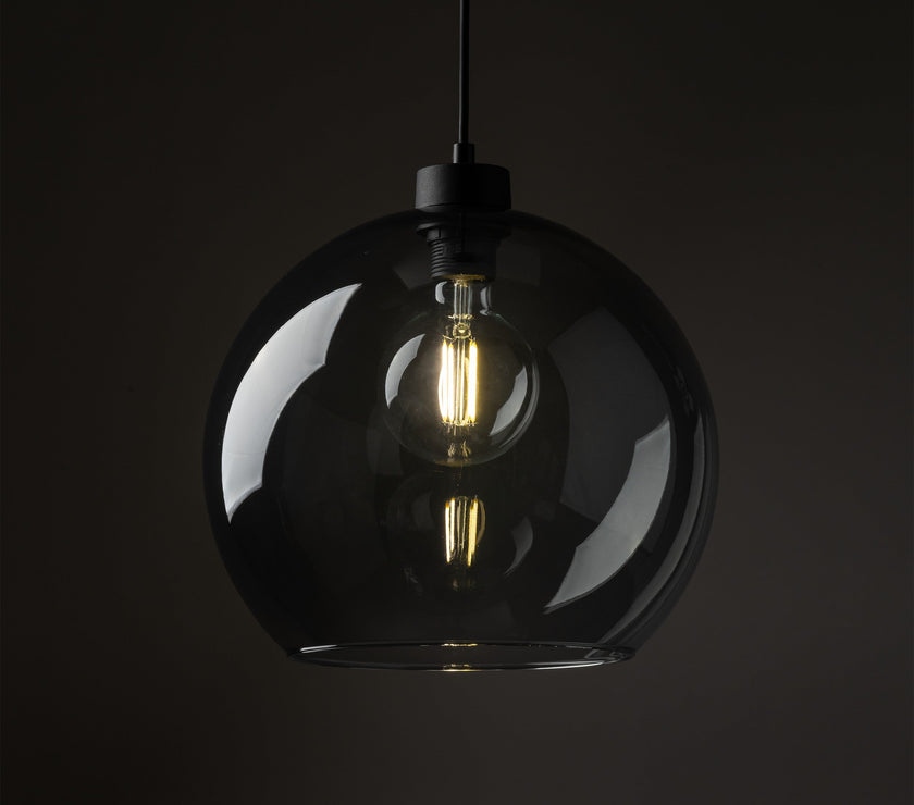CUBUS Graphite Glass Scandinavian Pendant Light