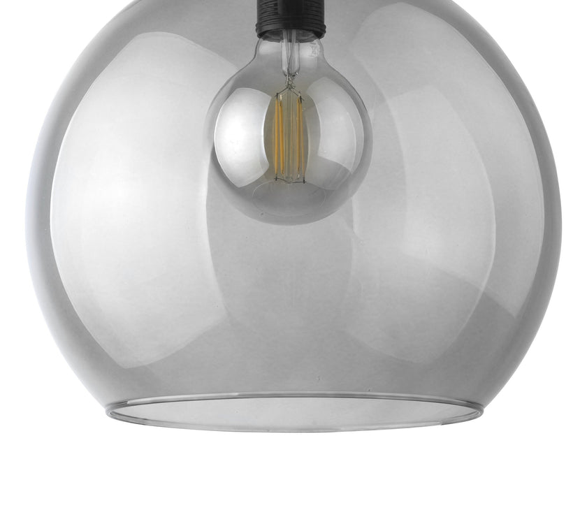 CUBUS Graphite Glass Scandinavian Pendant Light