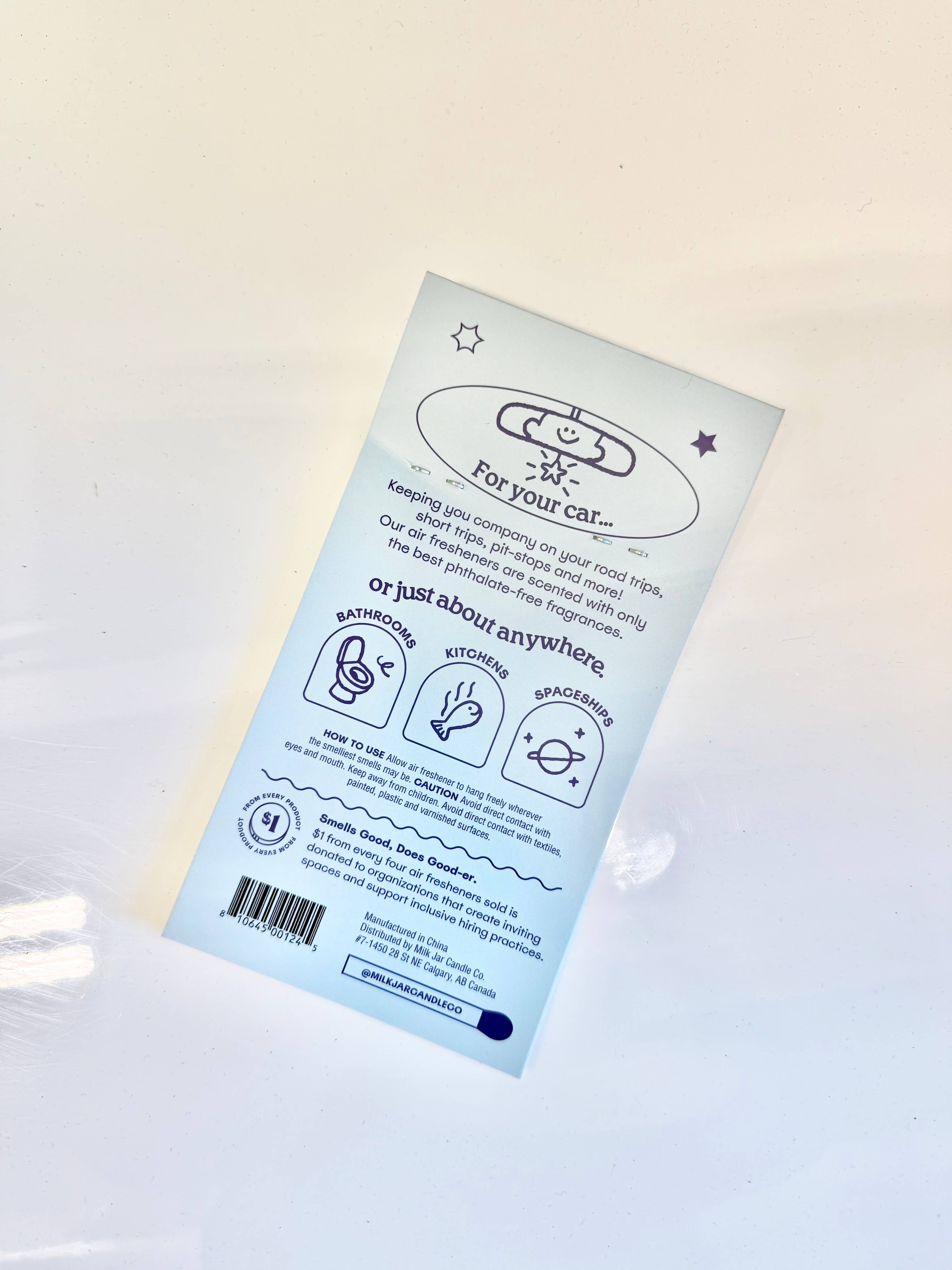 Blueberry Tea - Blueberry, Amber, Violet & Van Air Freshener