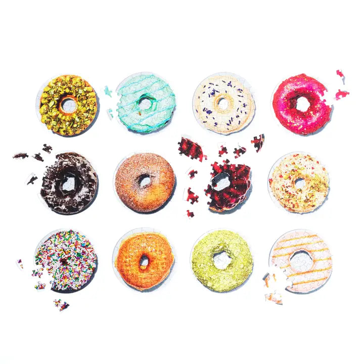 Piecework Puzzles - Dozen Donuts - Mini Puzzles