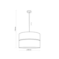 HILTON Black Gold Pendant Light