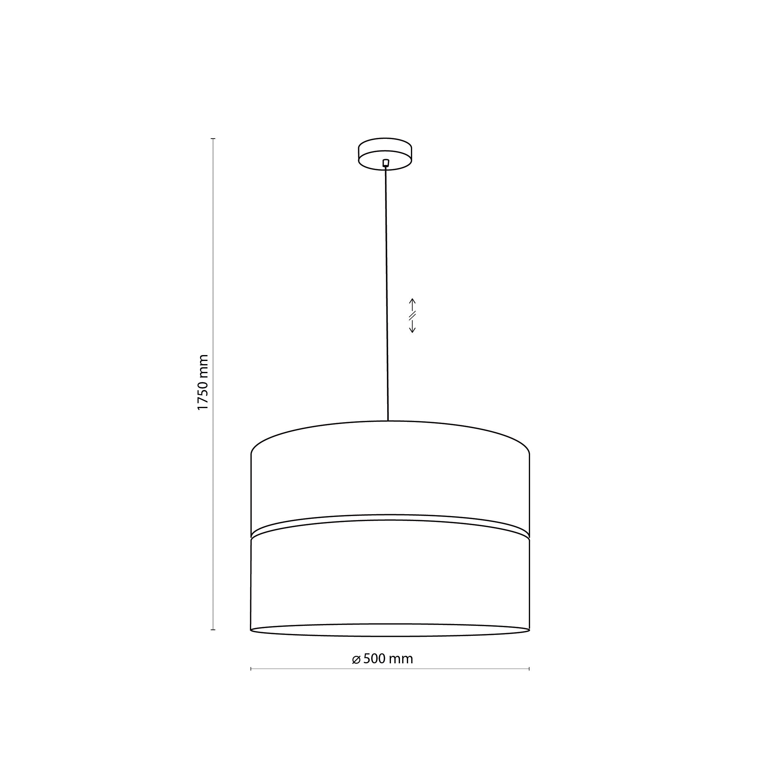 HILTON Black Gold Pendant Light