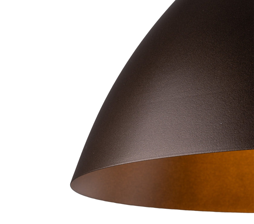 FARO Brown Mid-Century Modern Pendant Light L