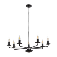 LIMAL Black Vintage Candle Pendant Light