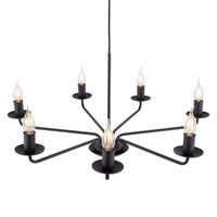 LIMAL Black Vintage Candle Pendant Light