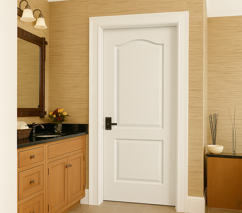 Two-Panel Arched Hollow Core Interior Door