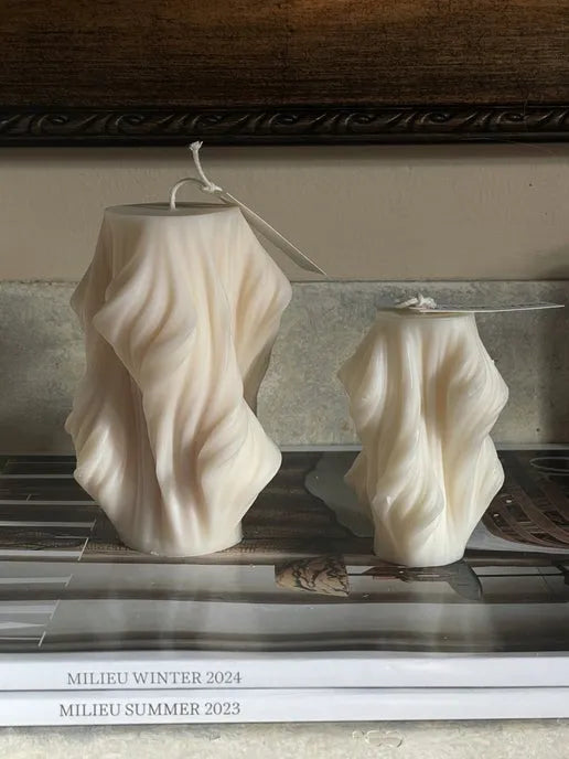 Wave Eloise and Oliver Decorative Candle art-noise.myshopify.com wave Wave Eloise and Oliver Decorative Candle art-noise.myshopify.com wave