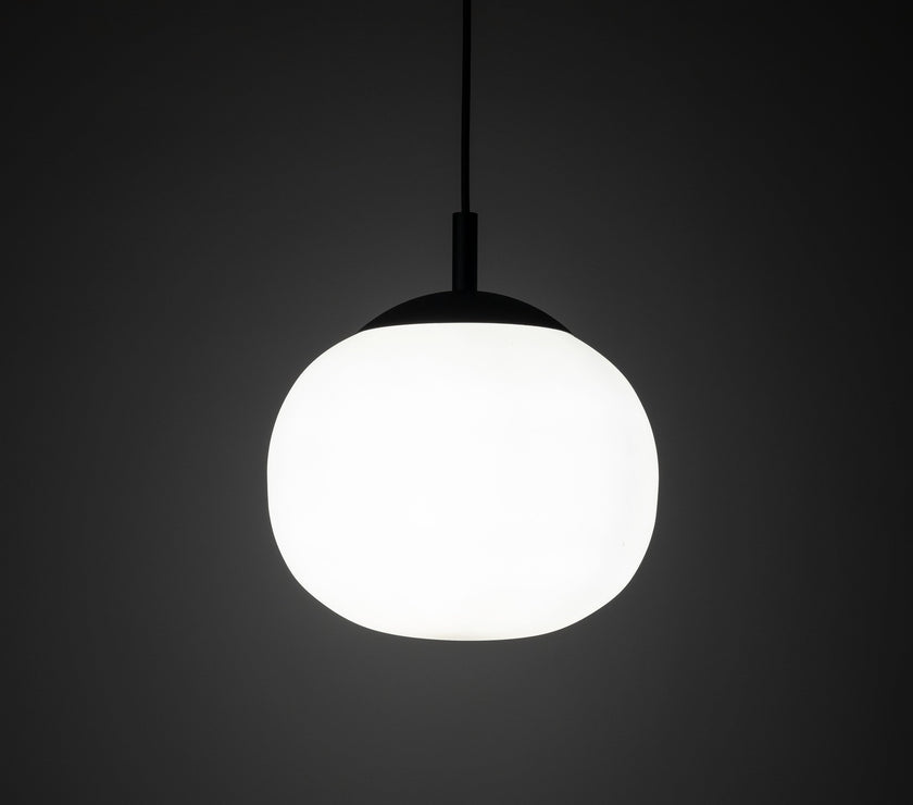 VIBE White Glass Scandinavian Pendant Light