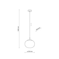 VIBE White Glass Scandinavian Pendant Light