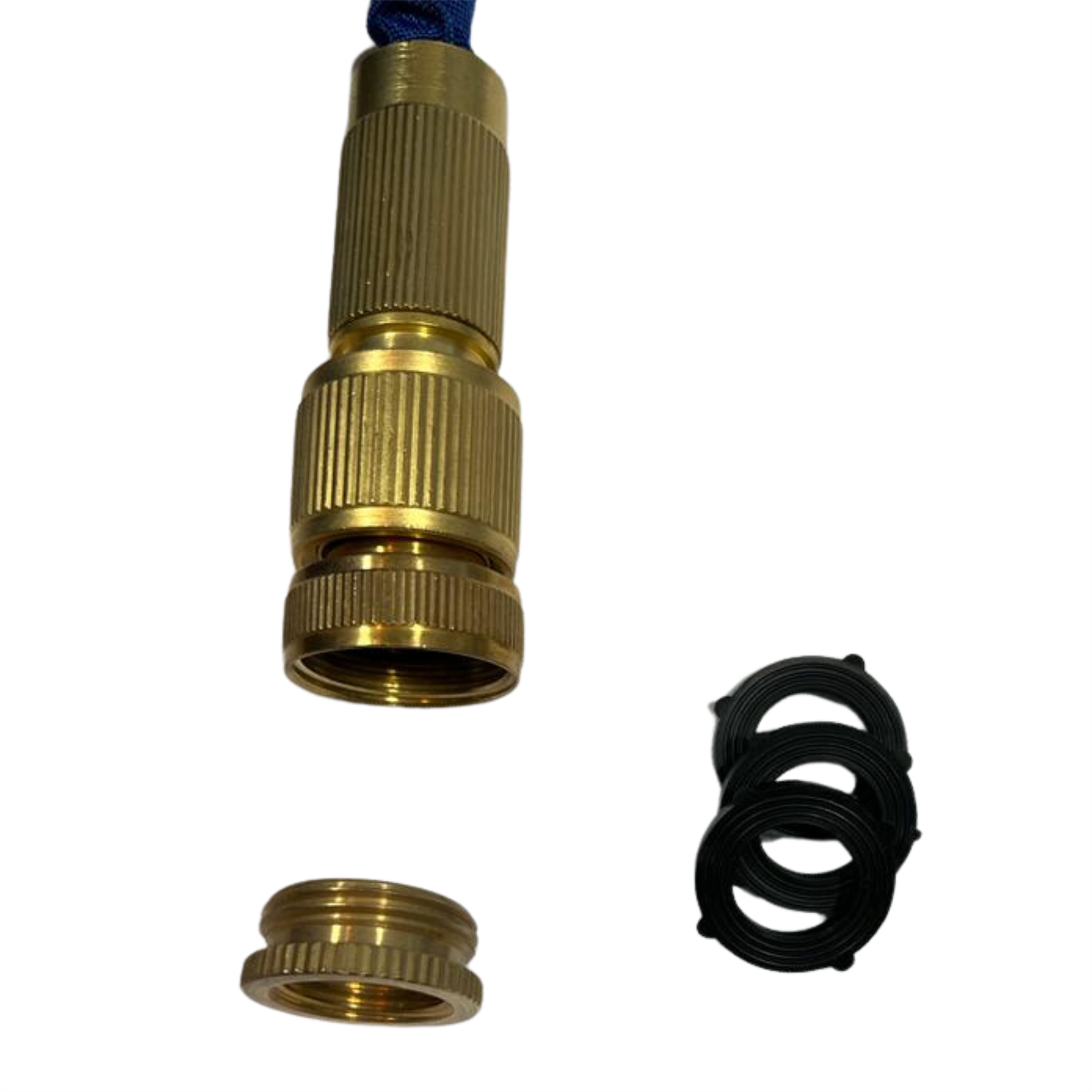 Byson Expandable Garden Hose, Blue - 100ft