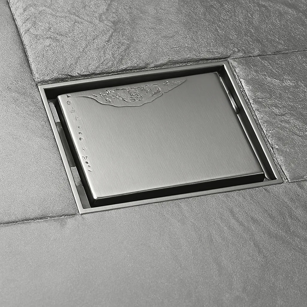  Architect Square Shower Drain – 6"x6", Tile-In or Grate Cover, 304 Stainless Good Day Building Supply Inc. Shower Drain art-noise.myshopify.com architect-square-shower-drain-6x6-tile-in-or-grate-cover-304-stainless