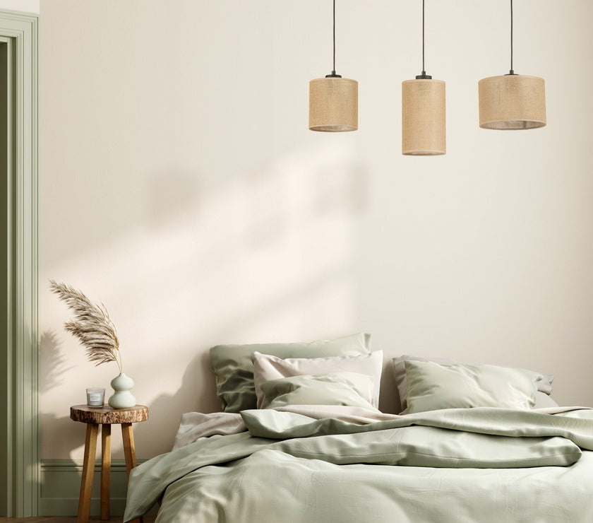 JUTE Natural Pendant  Light 3