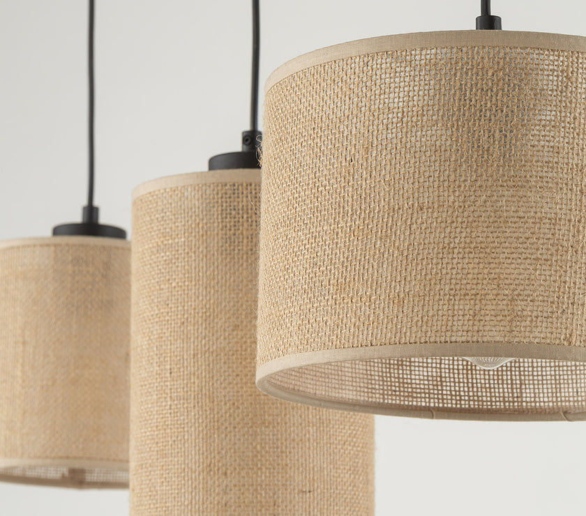 JUTE Natural Pendant  Light 3