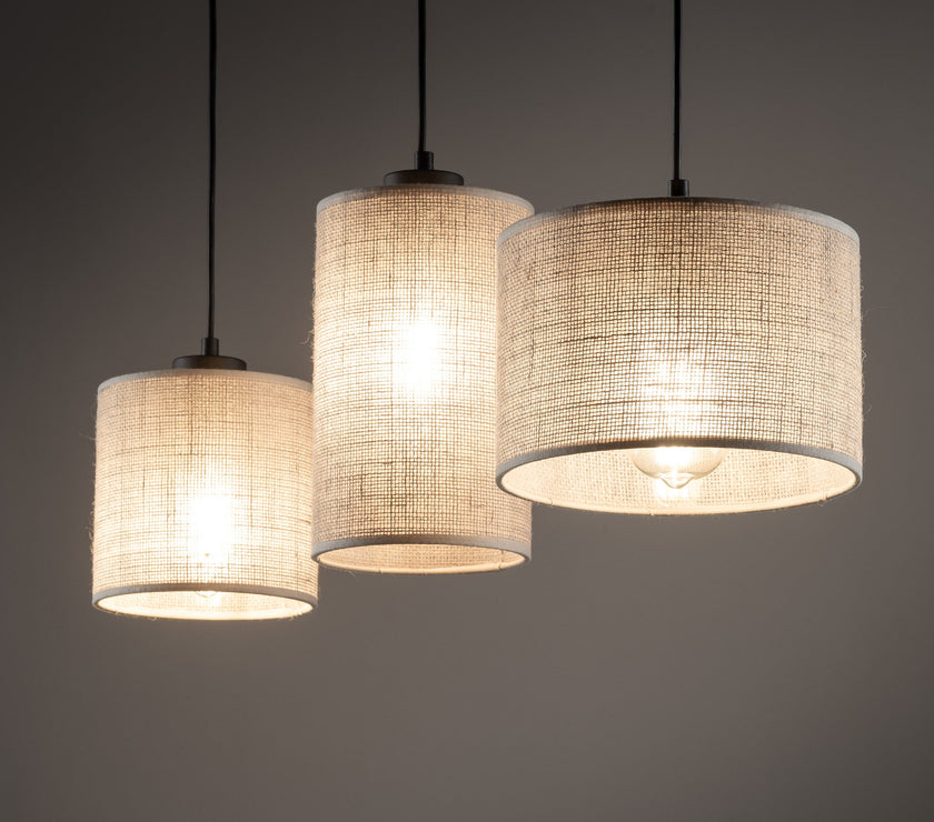 JUTE Natural Pendant  Light 3