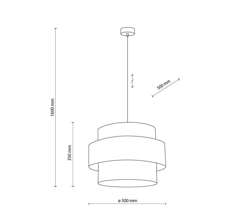 CALISTO Black Mid-Century Modern Pendant Light