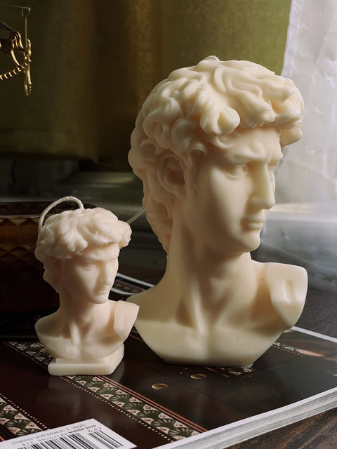 David Bust Eloise and Oliver Sculpture Candle art-noise.myshopify.com david-bust David Bust Eloise and Oliver Sculpture Candle art-noise.myshopify.com david-bust