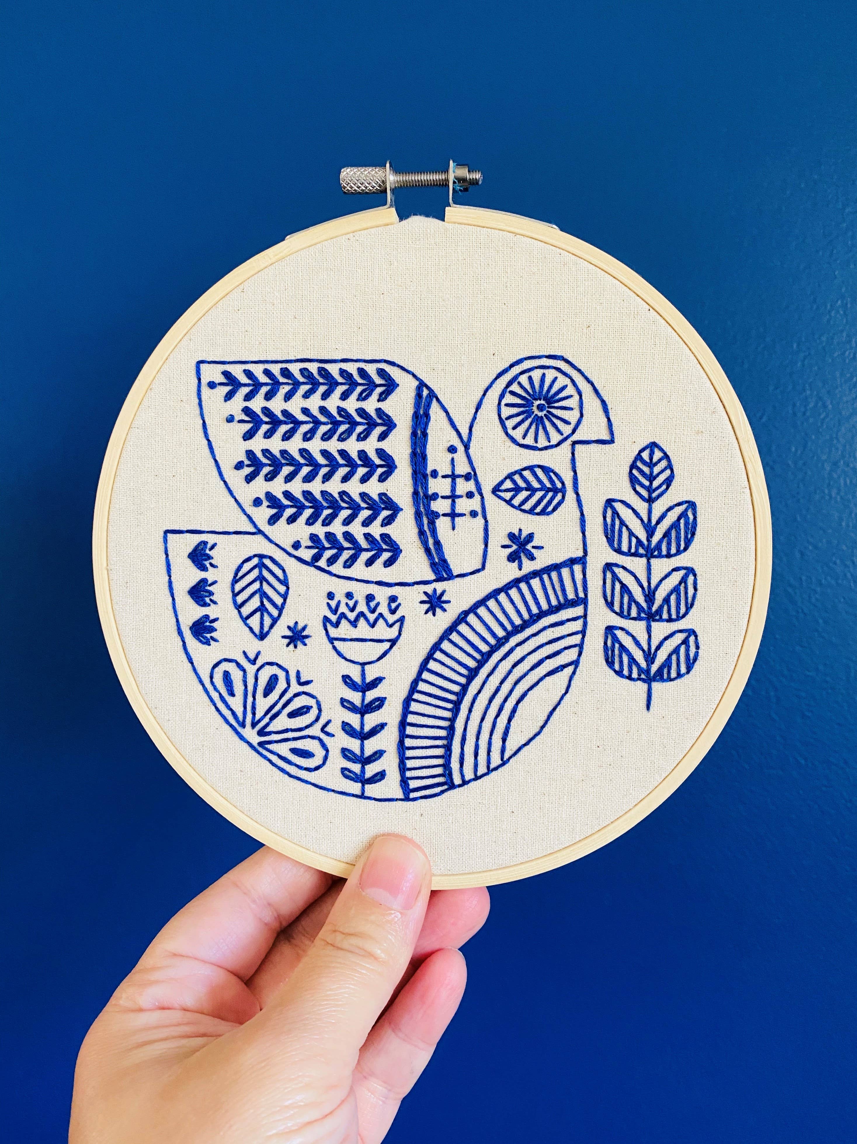 Hygge Dove Complete Embroidery Kit
