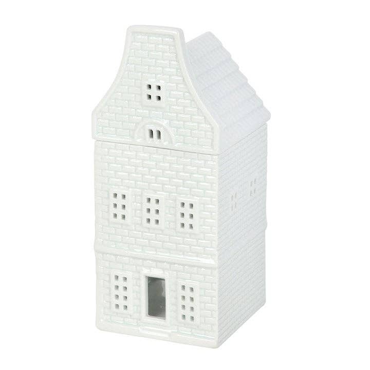 White Nordic House Oil Burner and Wax Warmer Eloise and Oliver product_type art-noise.myshopify.com white-nordic-house-oil-burner-and-wax-warmer