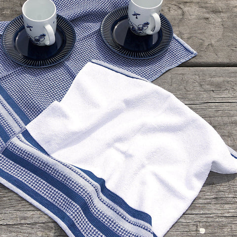 Luxury Terry Houndstooth: Bath Or Kitchen Towels