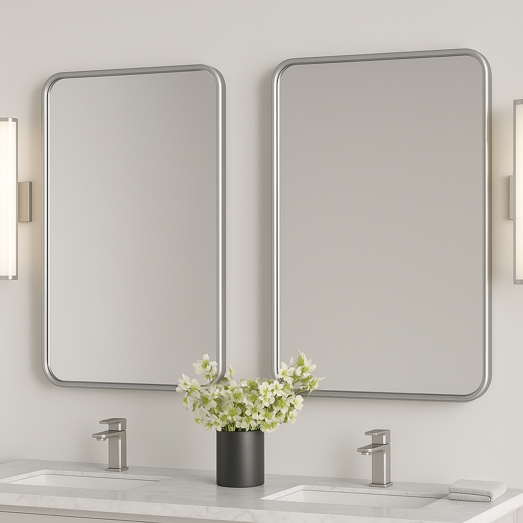 Rectangular Vanity Mirror – Matte Black, Gold, Nickel | 24–48" Good Day Building Supply Inc. Mirror art-noise.myshopify.com rectangular-vanity-mirror-matte-black-gold-nickel-24-48
