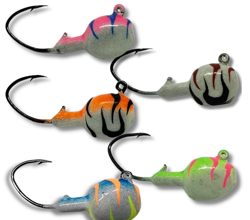 🍁Big Sky Deluxe Walleye Jigs 1/4oz 4pk