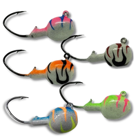 🍁Big Sky Deluxe Walleye Jigs 1/4oz 4pk