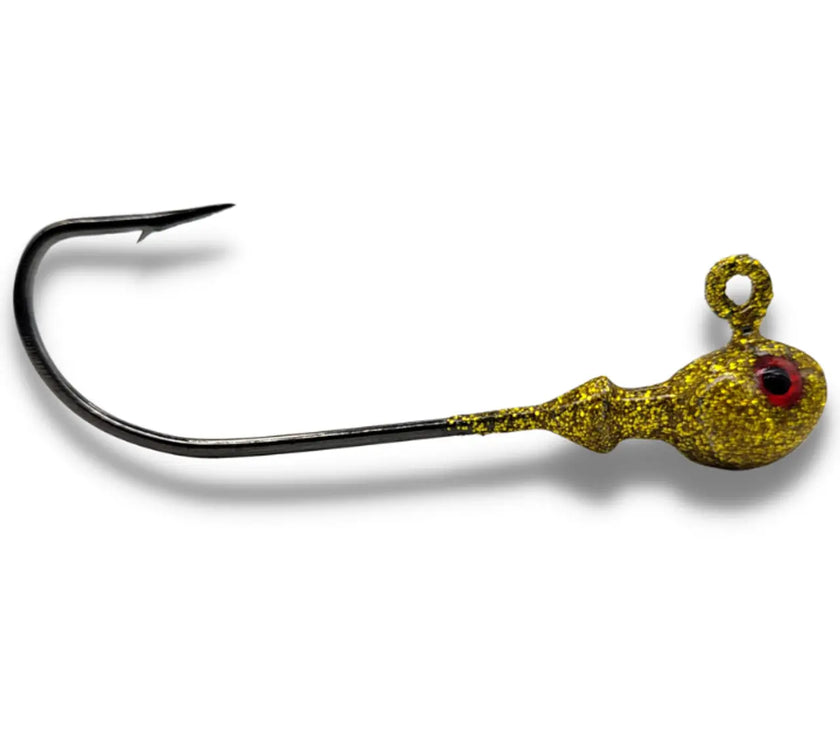 🍁Big Sky Poison Head 1/4oz long shank Jigs 2pk
