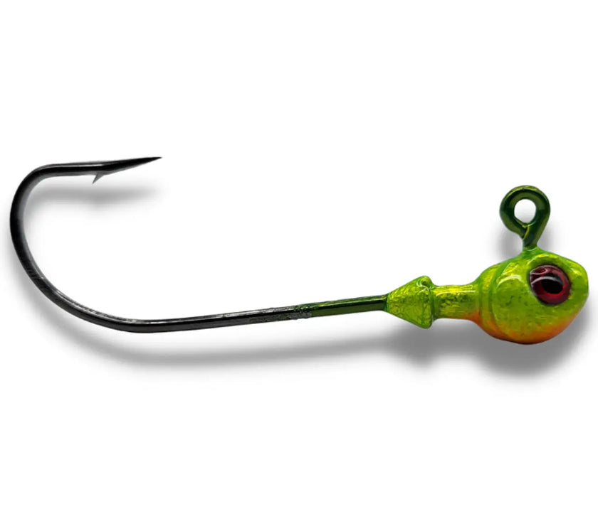 🍁Big Sky Poison Head 1/4oz long shank Jigs 2pk