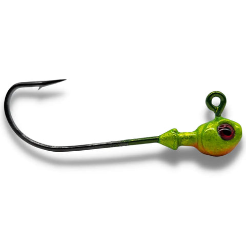 🍁Big Sky Poison Head 1/4oz long shank Jigs 2pk