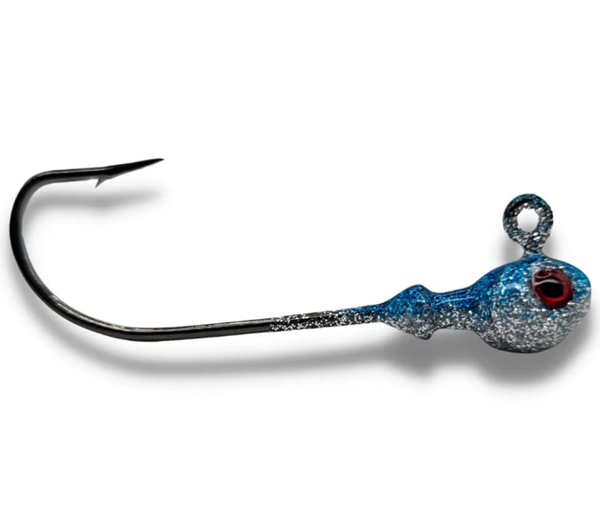 🍁Big Sky Poison Head 1/4oz long shank Jigs 2pk