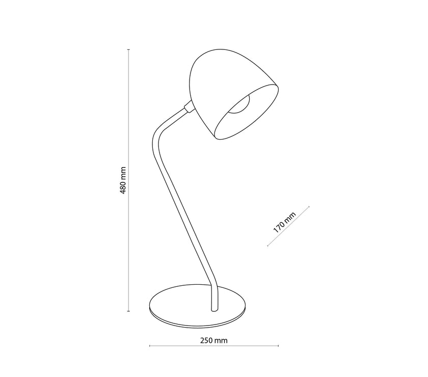 SOHO Black Modern Minimalist Night Lamp