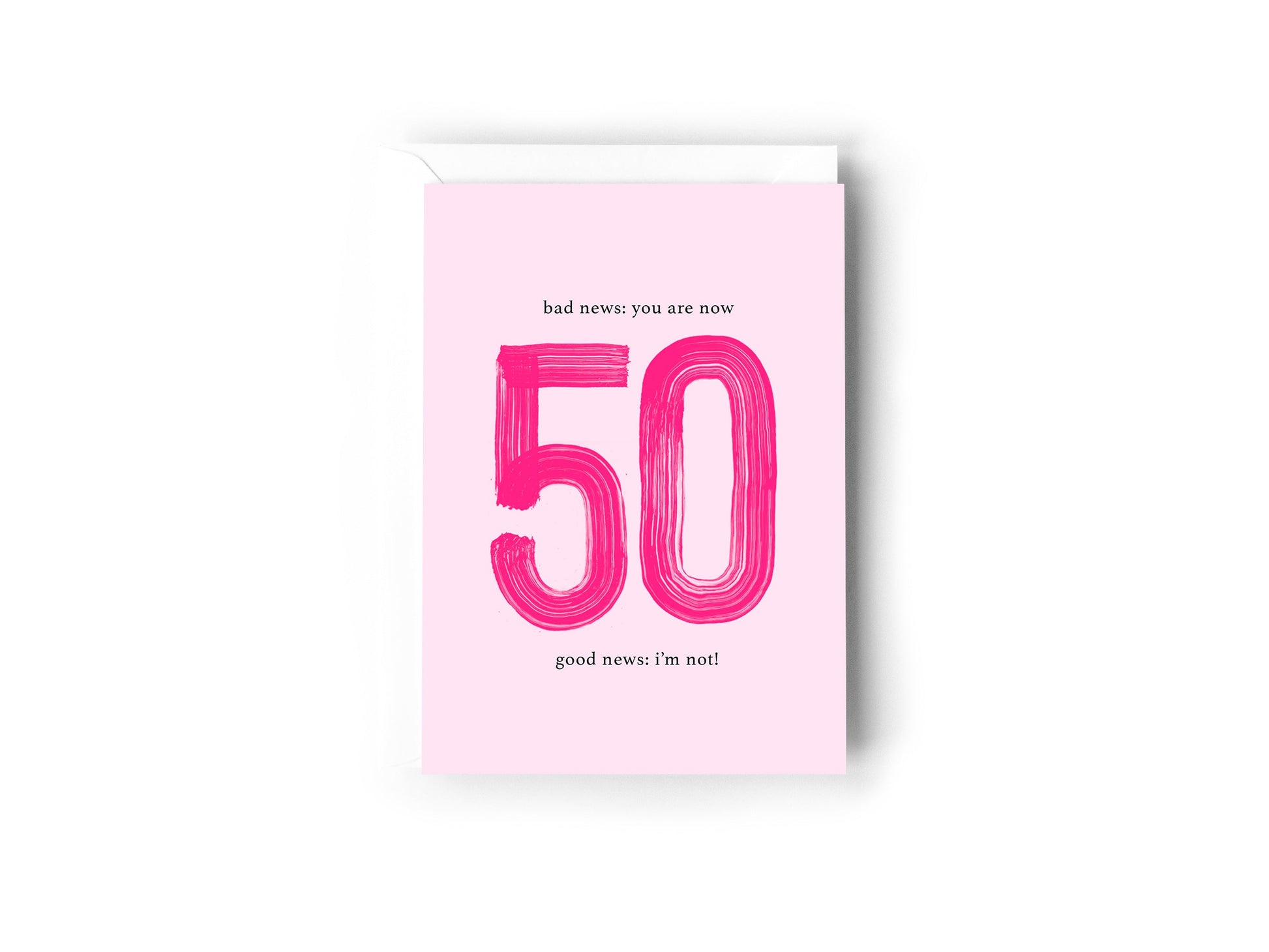 Bad news: You are now 50, Good News: I'm not! Creativien product_type art-noise.myshopify.com bad-news-you-are-now-50-good-news-im-not