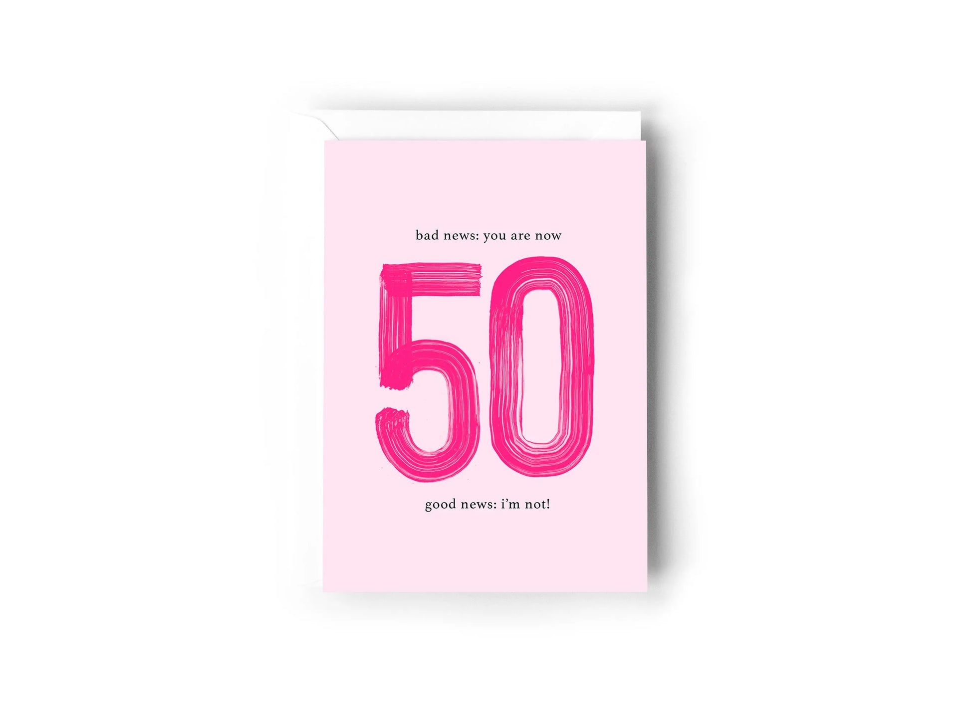 Bad news: You are now 50, Good News: I'm not! Creativien product_type art-noise.myshopify.com bad-news-you-are-now-50-good-news-im-not Bad news: You are now 50, Good News: I'm not! Creativien  art-noise.myshopify.com bad-news-you-are-now-50-good-news-im-not