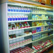 Byson PVC Strip Curtain Kit for Open Coolers / Merchandisers - 98in W x 66in H