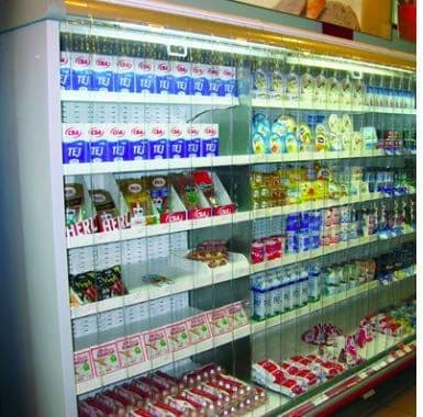 Byson PVC Strip Curtain Kit for Open Coolers / Merchandisers - 98in W x 66in H