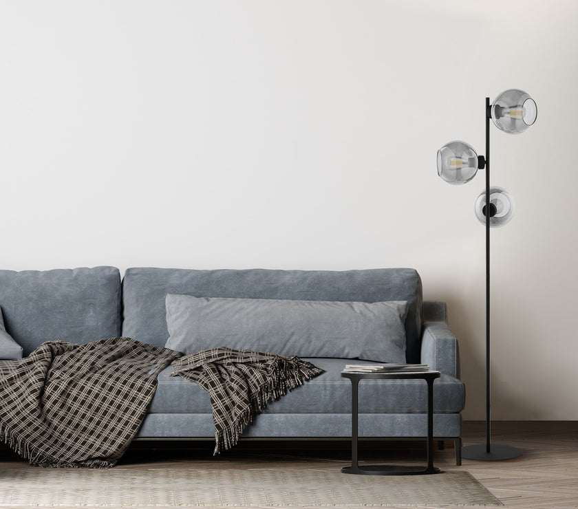 CUBUS Graphite Scandinavian Floor Lamp