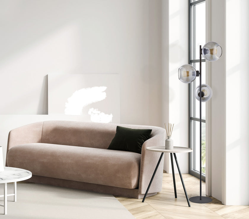 CUBUS Graphite Scandinavian Floor Lamp