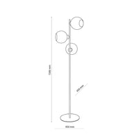 CUBUS Graphite Scandinavian Floor Lamp