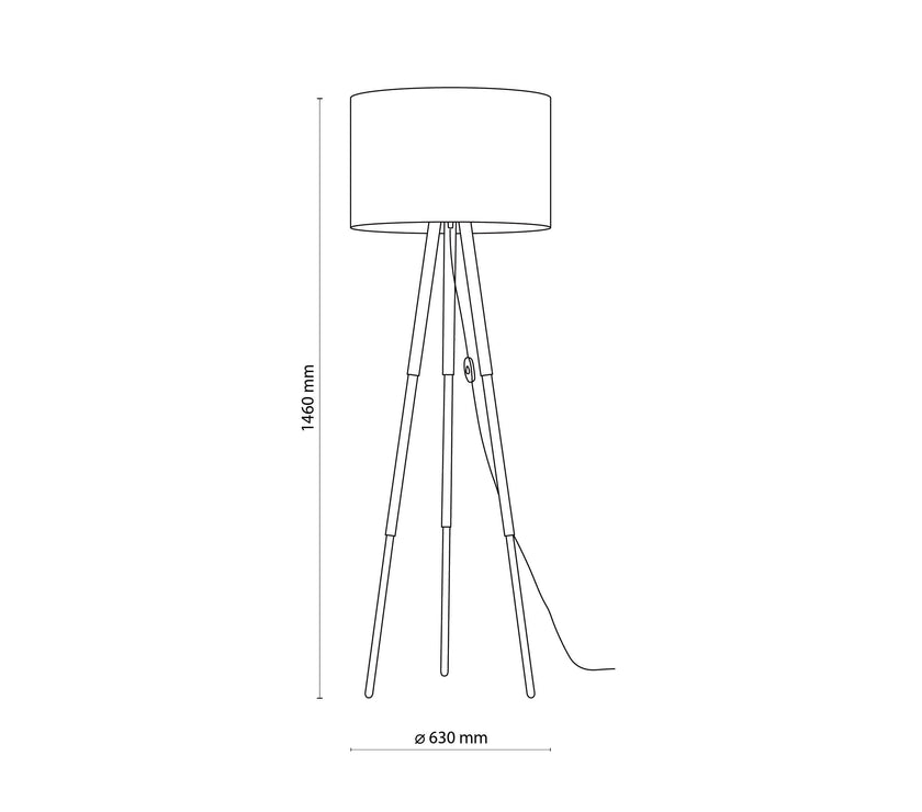 TOKYO White Floor Lamp