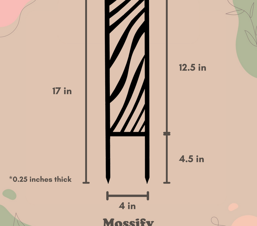 Zebra Wooden Trellis